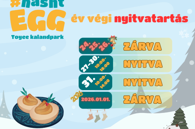 Ünnepi nyitvatartás 2025