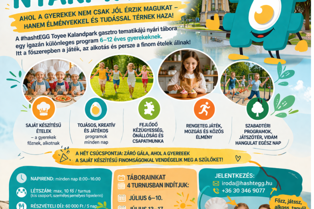 #hashtEGG Toyee Gasztro Nyári Tábor 2026
