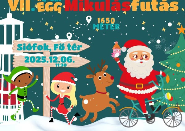 VII. #hashtEGG Mikulásfutás Siófokon!