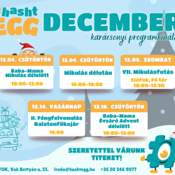 #hashtEGG Ünnepváró Programkínálat